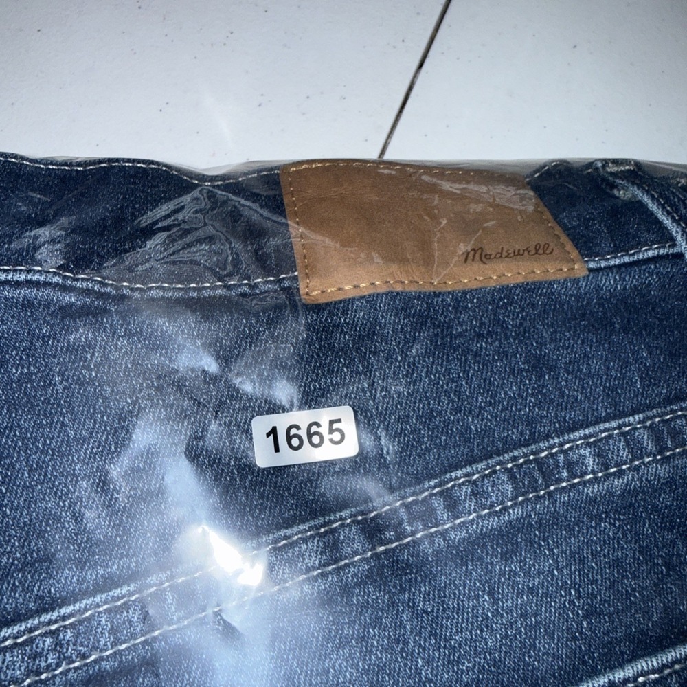 Madewell The Perfect Vintage Flare Jeans Zipper Pocket Denim USA Size 30 /10 T - Picture 10 of 10